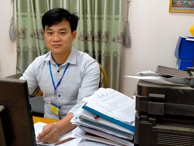 Ông Phùng Xuân Dũng, Chủ tịch Ủy ban MTTQ xã Đồng Thái.
