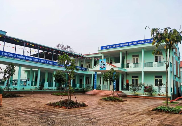 Trường Mầm Non xã Xuân Sơn. 