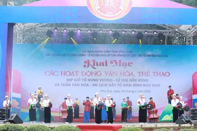 Khai mạc chuỗi các hoạt động văn hóa, thể thao tại Lễ hội Đền Hùng 2026 - Ảnh 1