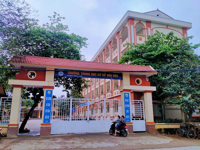 Trường Trung học cơ sở xã Vân Hòa. 