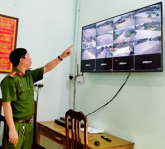  Hệ thống Camera an ninh của xã Vân Hòa được lắp đặt từ nguồn vốn xã hội hóa.