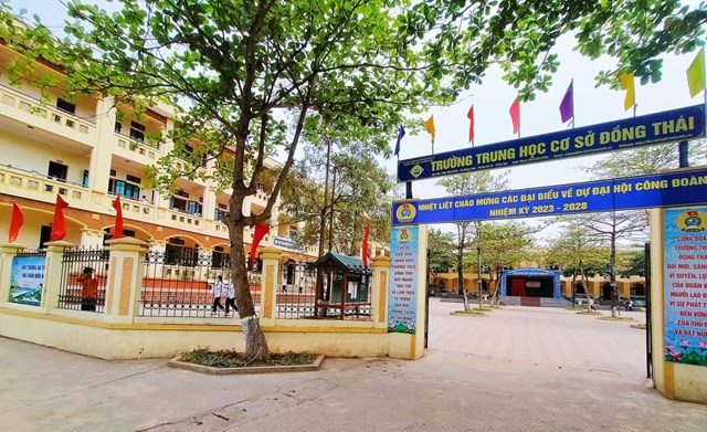 Trường THCS Đồng Thái, Ba Vì, Hà Nội. 