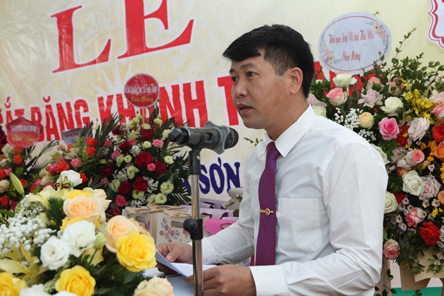đồng chí Lê Quang Sáng - Bí thư Đảng ủy xã Sơn Thủy 