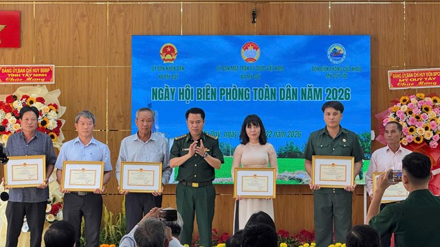 Đồn Biên phòng Cửa khẩu Mỹ Quý Tây: Điểm tựa vững chắc nơi phên dậu Tổ quốc - Ảnh 4