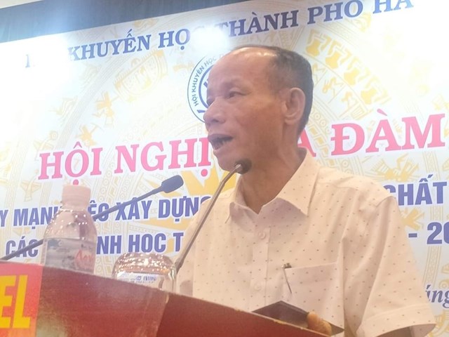 Ông Nguyễn Chí Thành,đại diện dòng họ Nguyễn, thôn Vân, xã Hợp Thanh, huyện Mỹ Đức