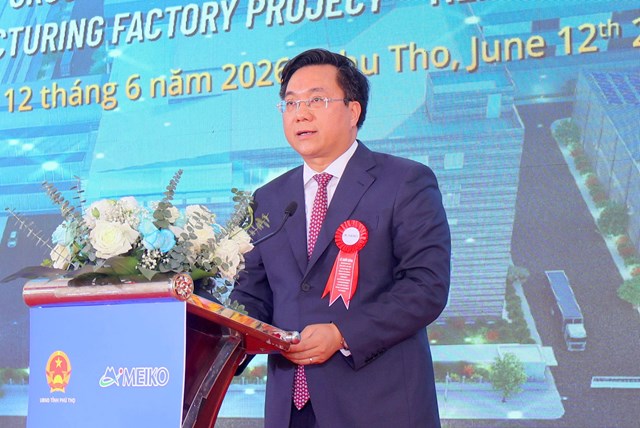 Chủ tịch UBND tỉnh Ph&uacute; Thọ, đồng ch&iacute; Trần Duy Đ&ocirc;ng.