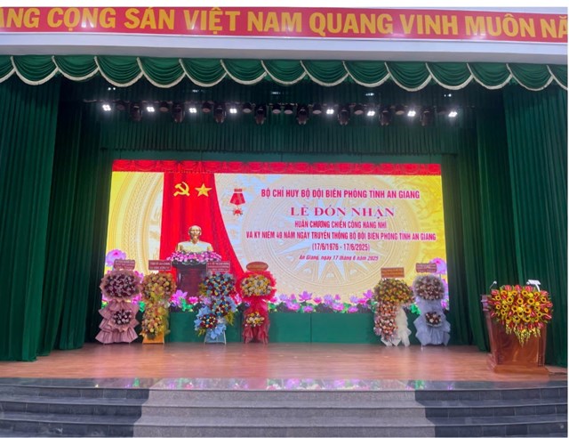 Lễ kỷ niệm 49 năm Ng&agrave;y truyền thống Bộ đội Bi&ecirc;n ph&ograve;ng (BĐBP) tỉnh An Giang (17/6/1976 &ndash; 17/6/2025).