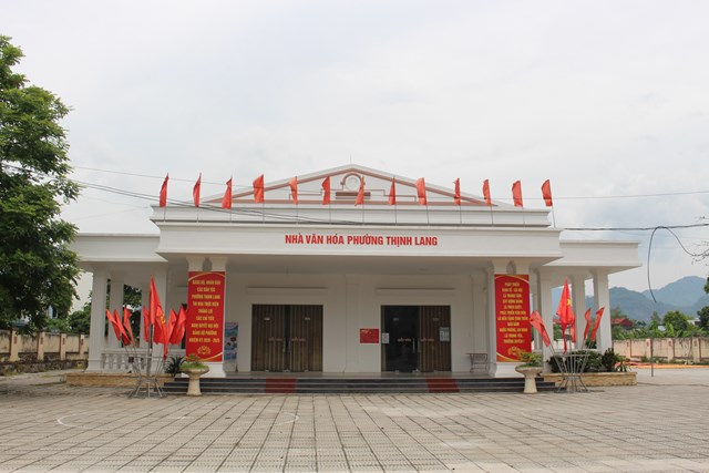 Nh&agrave; văn h&oacute;a phường Thịnh Lang.