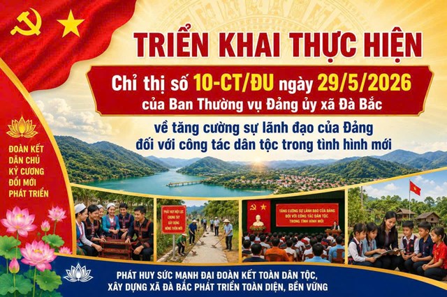 L&atilde;nh đạo x&atilde; chủ trương ph&aacute;t huy sức mạnh đại đo&agrave;n kết d&acirc;n tộc, x&acirc;y dựng x&atilde; Đ&agrave; Bắc ph&aacute;t triển to&agrave;n diện, bền vững.