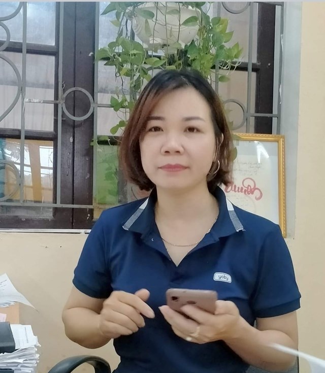 Bà Trần Thị Duyên, Chủ tịch Hội LHPN xã Tiên Phong