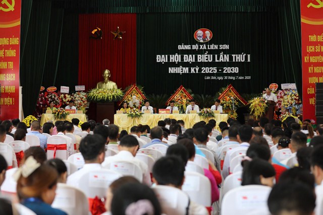Li&#234;n Sơn: Đồng l&#242;ng dựng x&#226;y, quyết t&#226;m đổi mới từ Đại hội đầu ti&#234;n - Ảnh 1