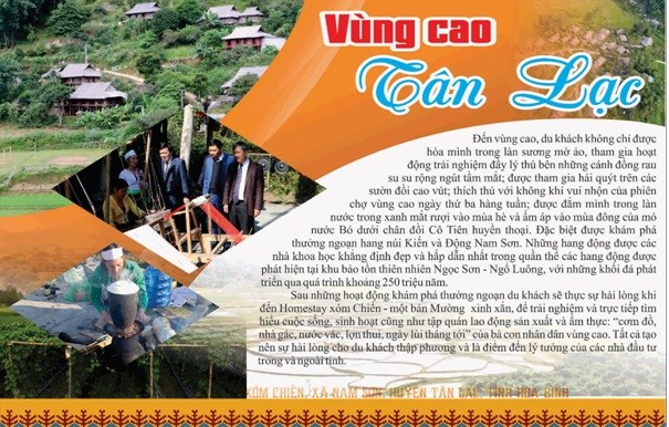 Một số thông tin, hình ảnh du lịch các xã vùng cao Tân Lạc.