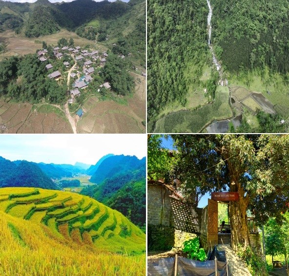 Một số hình ảnh cảnh quan du lịch các xã vùng cao Tân Lạc.