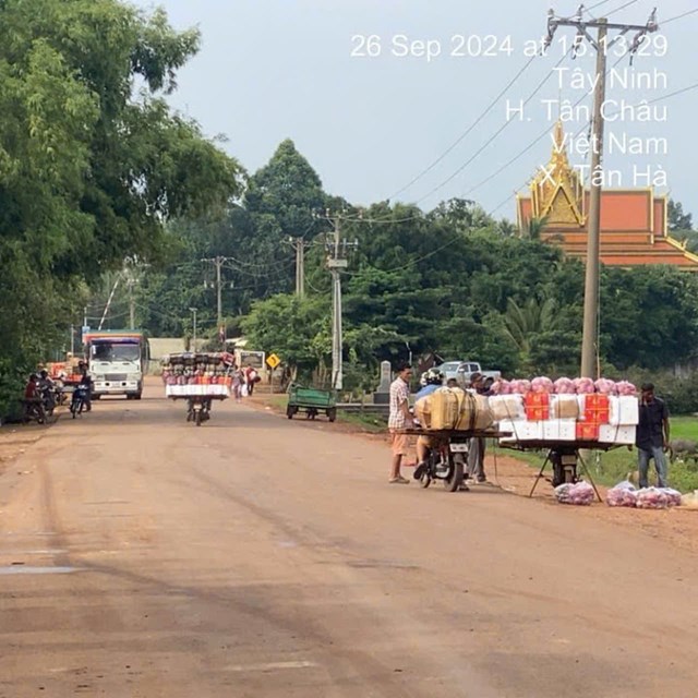 Khu vực Trạm kiểm so&aacute;t Bi&ecirc;n ph&ograve;ng T&acirc;n H&agrave;.