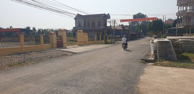 Diện mạo nông thôn mới ở xã Bảo Hiệu, huyện Yên Thủy, tỉnh Hòa Bình đang từng ngày đổi thay.