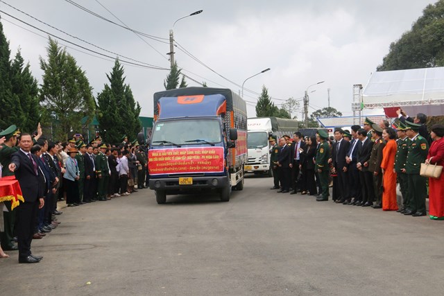 Khai trương cặp Cửa khẩu Quốc tế L&#243;ng Sập (Sơn La, Việt Nam) - Pa Hang (Houa phan, L&#224;o)  - Ảnh 3