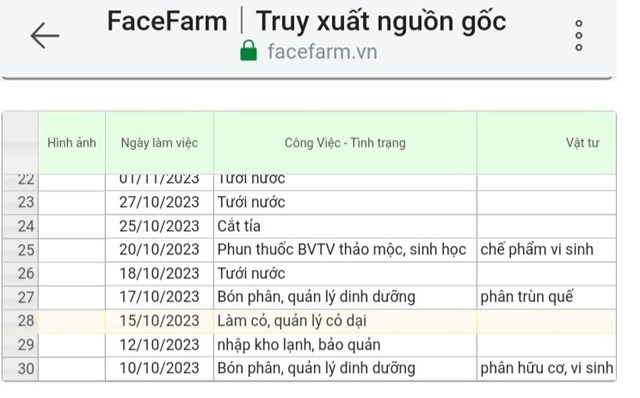 Khách hàng dễ dàng truy vấn thông tin sử dụng nông dược để chăm sóc chè hữu cơ qua mã QR gắn trên sản phẩm.