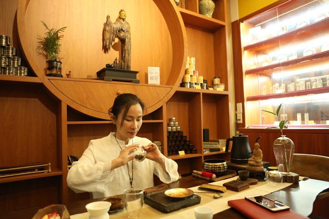 “Trà Việt Tú” - Độc đáo không gian văn hóa trà Việt giữa lòng thủ đô