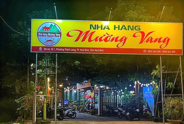 Nh&agrave; h&agrave;ng Mường Vang - địa điểm đ&aacute;ng tin cậy để thưởng thức c&aacute;c m&oacute;n ăn T&acirc;y Bắc.