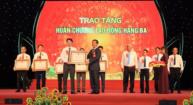Anh Lê Mạnh Cường được Đảng và Nhà nước trao tặng Huân chương Lao động hạng ba năm 2022.