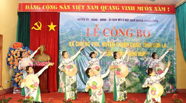 Một tiết mục văn nghệ tại Lễ công bố.