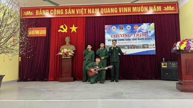 C&aacute;c tiết mục văn nghệ trong Chương tr&igrave;nh &ldquo;G&oacute;i b&aacute;nh chưng xanh tặng người ngh&egrave;o&rdquo; nh&acirc;n dịp Tết Nguy&ecirc;n đ&aacute;n 2024.