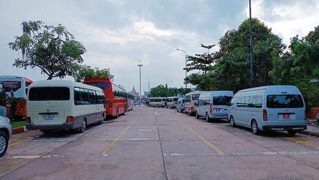 Sau đại dịch COVID-19, hoạt động th&ocirc;ng thương tại CKQT Mộc B&agrave;i đ&atilde; c&oacute; nhiều khởi sắc (ảnh PV).