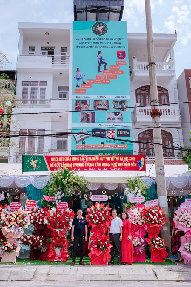 Khai trương Trung tâm Ngoại ngữ BLB tại Vân Đồn, Quảng Ninh - Ảnh 3