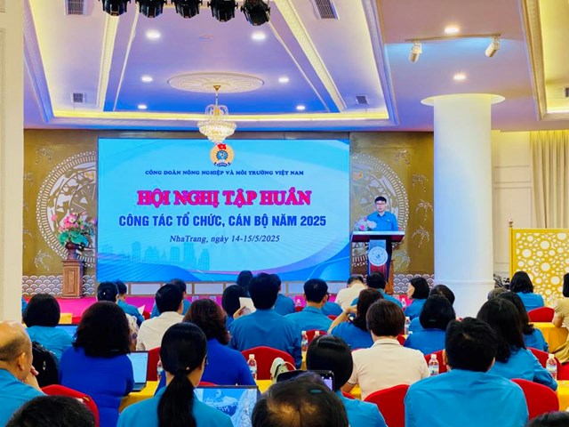 C&#244;ng đo&#224;n N&#244;ng nghiệp v&#224; M&#244;i trường Việt Nam tổ chức hội nghị tập huấn c&#244;ng t&#225;c tổ chức c&#225;n bộ năm 2025 - Ảnh 1
