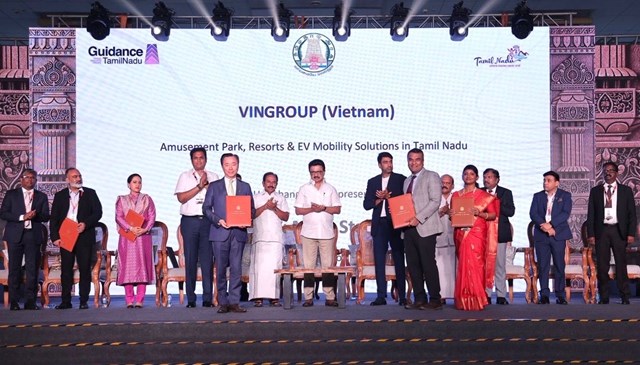 Vingroup ký kết MOU với quyền bang Tamil Nadu, củng cố hệ sinh thái đa ngành tại Ấn Độ - Ảnh 1