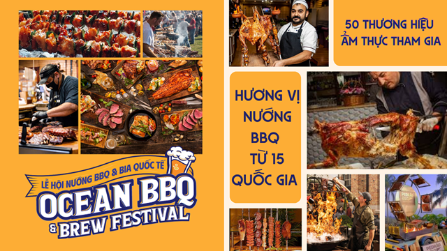 Ocean BBQ &amp; Brew Festival mang đến 15 hương vị nướng thế giới từ 50 thương hiệu ẩm thực &nbsp;
