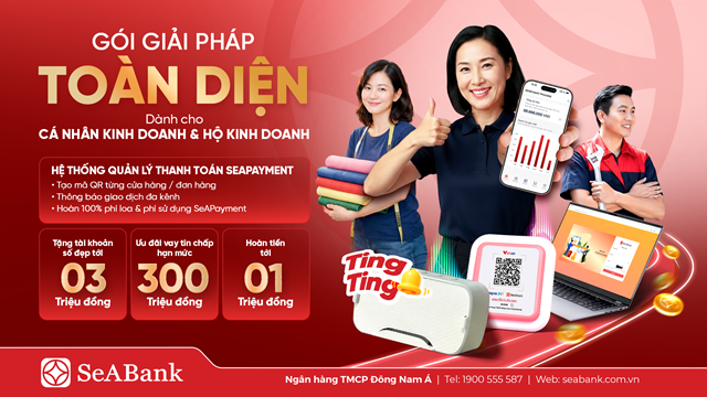 SeABank tung “combo” giải pháp toàn diện giúp hộ kinh doanh số hóa dòng tiền - Ảnh 1