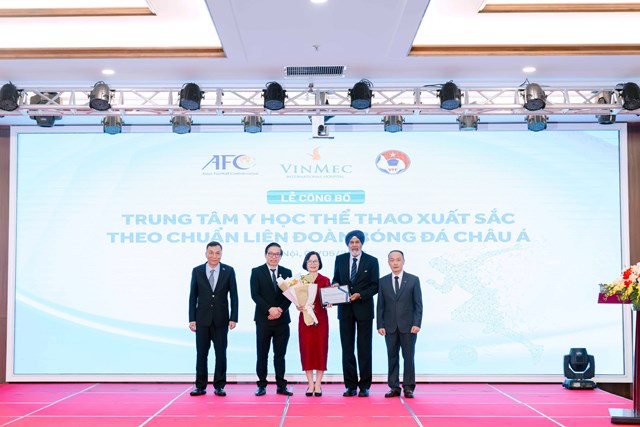 Trung t&#226;m Y học thể thao Vinmec được c&#244;ng nhận xuất sắc theo ti&#234;u chuẩn ch&#226;u &#193; - Ảnh 1