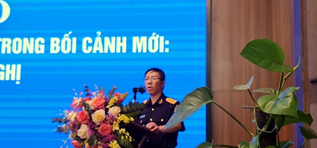Phó Tổng cục trưởng Lưu Mạnh Tưởng phát biểu tại Hội thảo “Xuất, nhập khẩu nông sản qua biên giới trong bối cảnh mới: Thực trạng và giải pháp”.