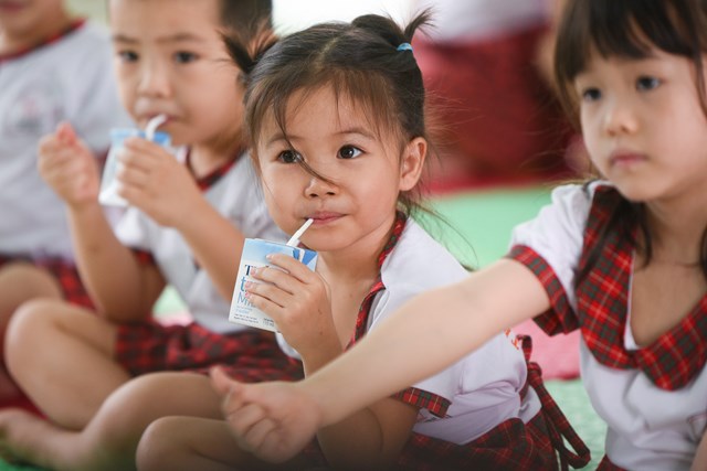 TH đặc biệt ch&uacute; trọng đến dinh dưỡng v&agrave; n&acirc;ng cao tầm v&oacute;c cho &ldquo;lứa tuổi v&agrave;ng&rdquo; (từ 2 đến 12 tuổi)