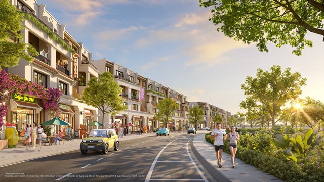 Shophouse Thương phố Đại lộ được thiết kế độc bản, l&yacute; tưởng cho khai th&aacute;c thương mại v&agrave; lưu tr&uacute; &nbsp;