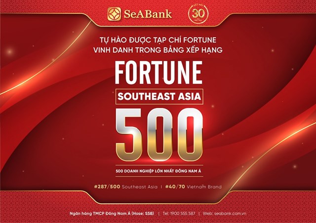 SeABank được Fortune vinh danh trong bảng xếp hạng lần đầu c&#244;ng bố - Fortune Southeast Asia 500 - Ảnh 2