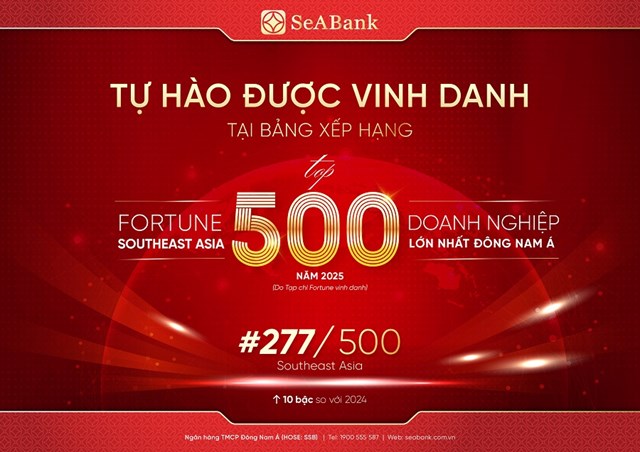 SeABank tăng 10 bậc tr&#234;n bảng xếp hạng Fortune Southeast Asia 500 - Ảnh 1