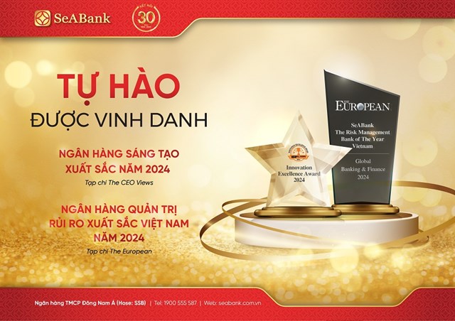 SeABank được vinh danh giải thưởng quốc tế Ng&#226;n h&#224;ng Quản trị rủi ro xuất sắc v&#224; Ng&#226;n h&#224;ng s&#225;ng tạo xuất sắc - Ảnh 1