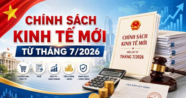Lương, bảo hiểm, y tế v&agrave; nhiều quy định mới &aacute;p dụng từ 1/7/2026
