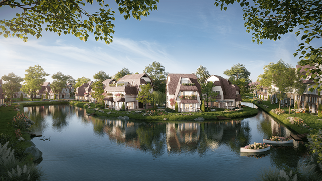 Đảo Ch&acirc;u &Acirc;u l&agrave; ph&acirc;n khu cao cấp, đắt gi&aacute; nhất Eco Central Park &nbsp;