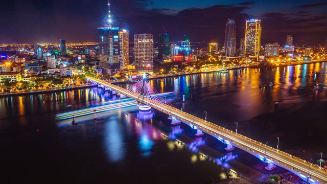 Cầu quay s&ocirc;ng H&agrave;n l&agrave; biểu tượng của Đ&agrave; Nẵng. Ảnh: Danangfantasticity &nbsp;