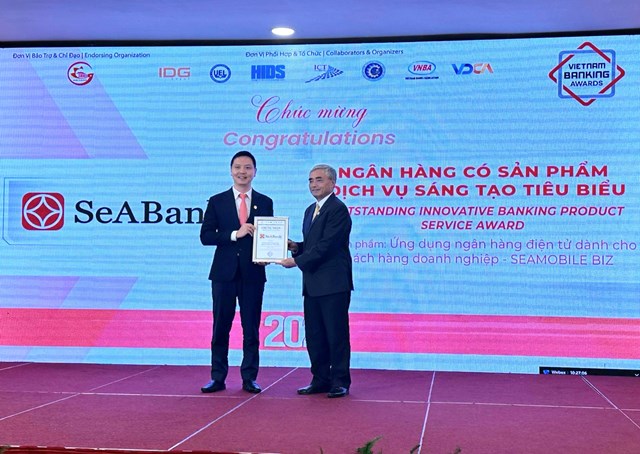 SeABank lần thứ 4 li&#234;n tiếp được vinh danh l&#224; Ng&#226;n h&#224;ng Việt Nam ti&#234;u biểu - Ảnh 1