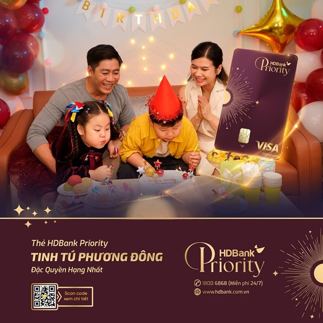 Thẻ t&#237;n dụng HDbank Priority – Tinh t&#250; Phương Đ&#244;ng: Ưu đ&#227;i ngập tr&#224;n cho kh&#225;ch h&#224;ng đặc biệt - Ảnh 1