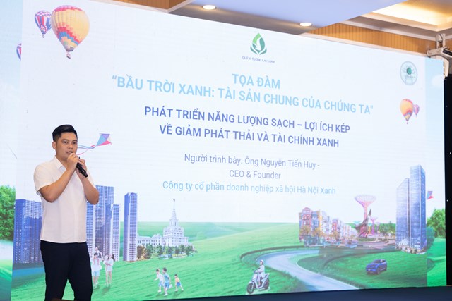 &Ocirc;ng Nguyễn Tiến Huy, H&agrave; Nội Xanh