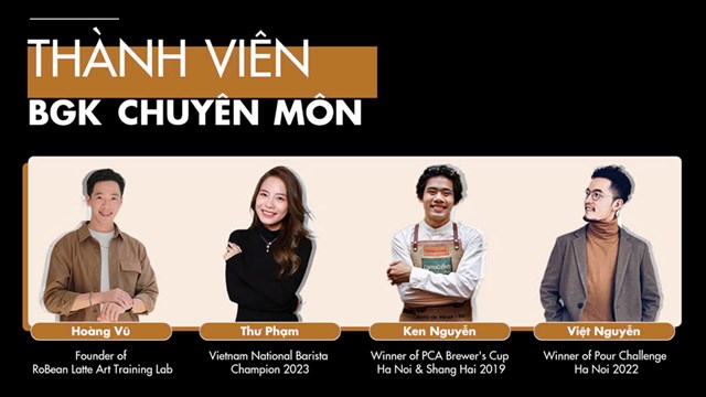 Hội đồng BGK Chuy&ecirc;n m&ocirc;n của Dalamilk Barista Championship 2024