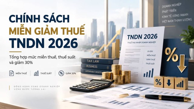 Th&ecirc;m lực đẩy cho doanh nghiệp: Thuế TNDN được giảm 30% theo qu&yacute;. (Ảnh minh hoạ)
