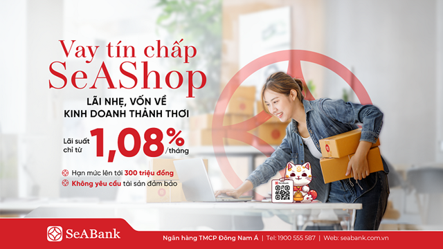 SeABank ra mắt g&#243;i vay t&#237;n chấp SeAShop: Giải ph&#225;p vốn cho hộ kinh doanh - Ảnh 1