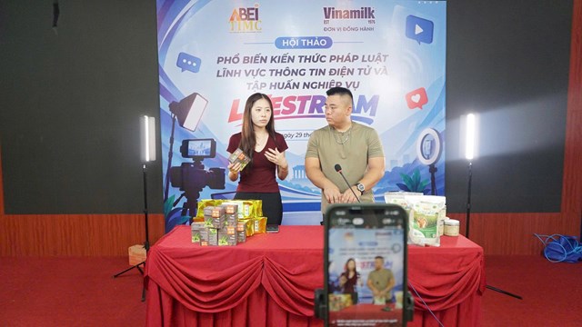 Hội thảo phổ biến kiến thức pháp luật lĩnh vực thông tin điện tử và tập huấn nghiệp vụ livestream - Ảnh 5