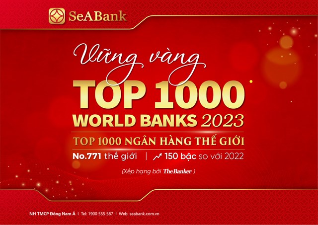 SeABank tăng 150 bậc trong bảng xếp hạng “Top 1000 Ng&#226;n h&#224;ng thế giới” - Ảnh 1